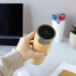 Qmatara Dijital Isı Göstergeli Termos 450 ml